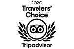 TripAdvisor 2020 Travelers' Choice Award badge